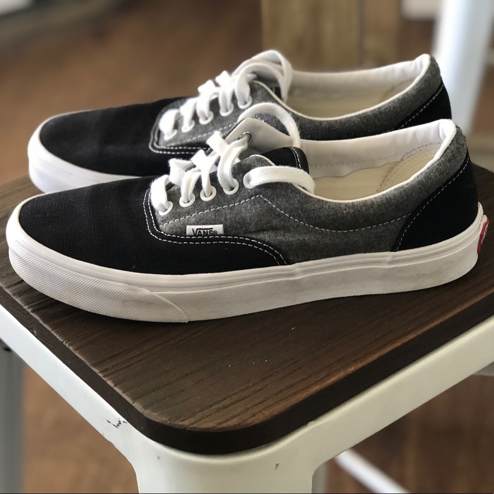 Vans Old Skool Low Top Lace-up Shoes Gray/Black